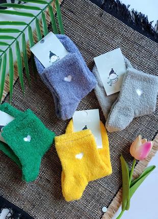 Теплые носки травка (набор 4 пары / можно отдельно)