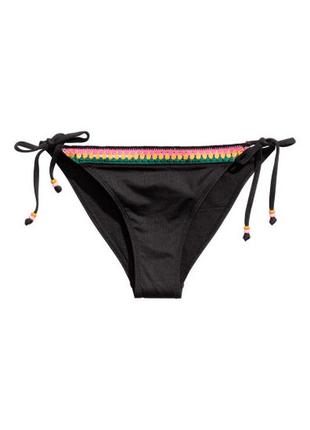 Плавки чорні на зав'язках