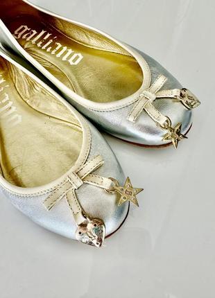 Туфли балетки john galliano кожа2 фото