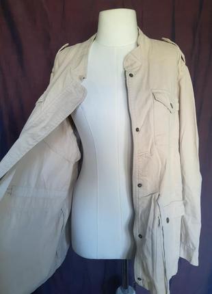 100% коттон. женская джинсовая натуральная легкая коттоновая куртка, ветровка,ньюанс6 фото