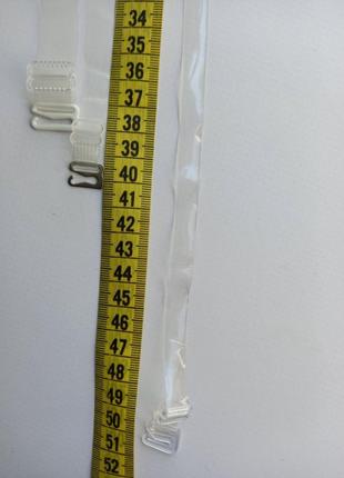 Силиконовая прозрачная сменная спинка для бюстгальтера, на крючках и длинная бретель в наличии 2,35 фото