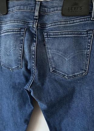 Levi's high skinny jeans скошенные потертости 25/328 фото