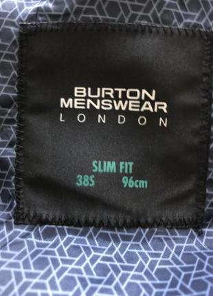 Мужской костюм, брюки пиджак и жилетка, тройка burton menswear3 фото