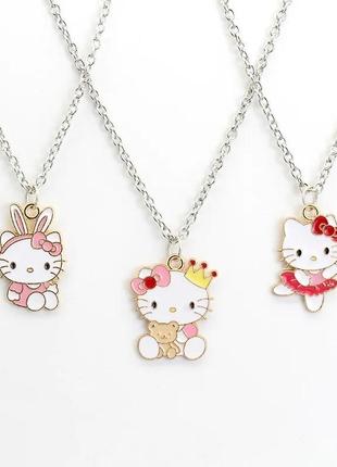 Кулон,ланцюжок цепочка hello kitty
