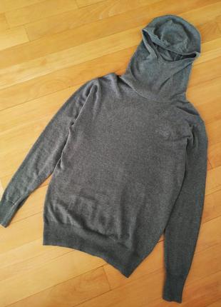 Свитер с капюшоном хлопок кашемир superdry