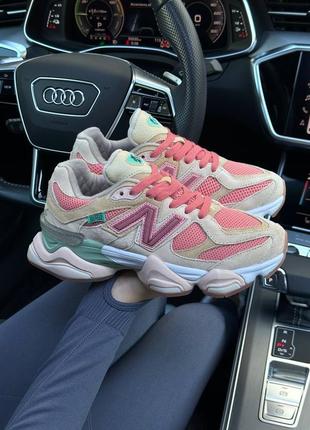 Женские кроссовки в стиле new balance 9060 🆕 замшевые кроссовки нью баланс 9060