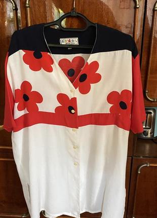 Сорочка жіноча з квітками