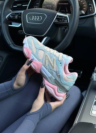 Жіночі кросівки в стилі new balance 9060 🆕   замшеві кросівки нью баланс 90607 фото