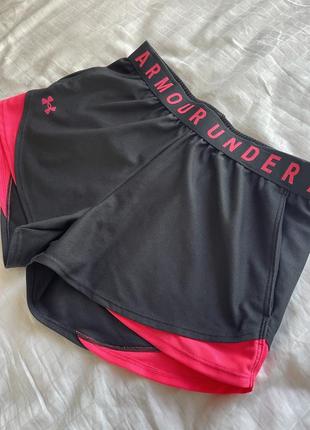 Спортивные шорты черные under armour1 фото