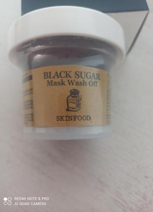 Skinfood black sugar mask3 фото