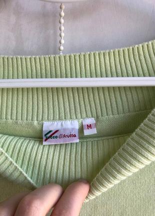 Лаймовая кофта с открытыми плечами тепла на осень с длинным рукавом свитер зеленый бирюзовый мятный5 фото
