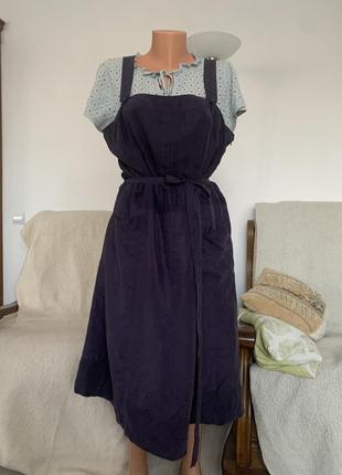 Шелковое платье- сарафан