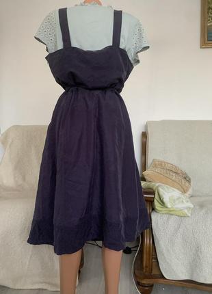 Шелковое платье- сарафан2 фото