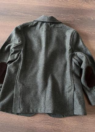 Детский теплый шерстяной пиджак3 фото