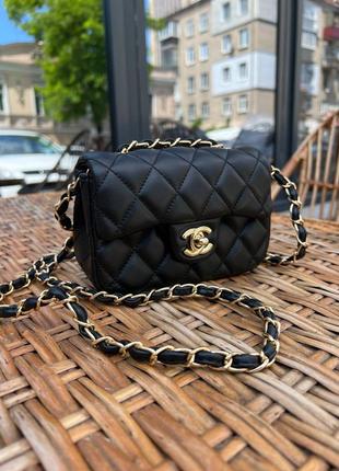 Сумка chanel mini (black)