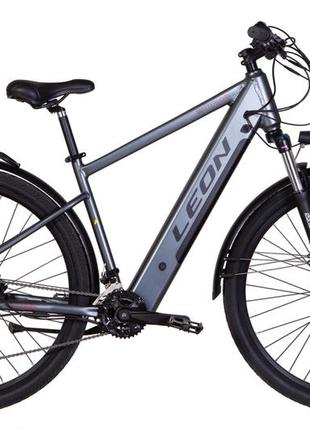Електровелосипед 29" leon matterhorn 500 вт 48 в 12.8 а·год 2022 (темно-сірий (м))