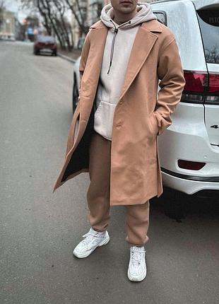 Пальто оверсайз черное10 фото