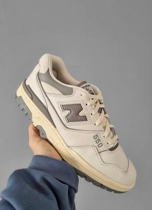 Жіночі кросівки new balance 550 leon dore white grey / smb7 фото