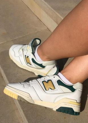 Мужские кроссовки new balance 550 aime leon dore natural green / smb8 фото