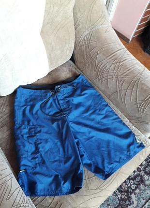 Синие мужские шорты1 фото