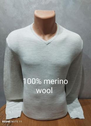 Неймовірної якості пуловер з 100% merino wool h&m