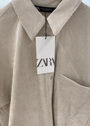 Рубашка женская вельветовая zara8 фото