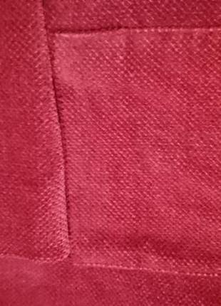 Пиджак цвета спелой вишни с накладными карманами6 фото
