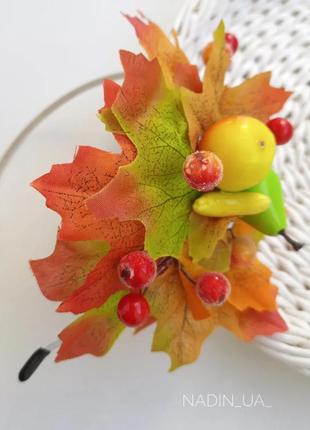 Обруч осенний, на праздник осени в садик, фотосессию.