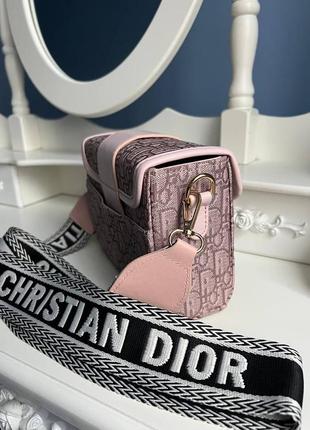 Сумка dior 30 montaigne (pink)8 фото