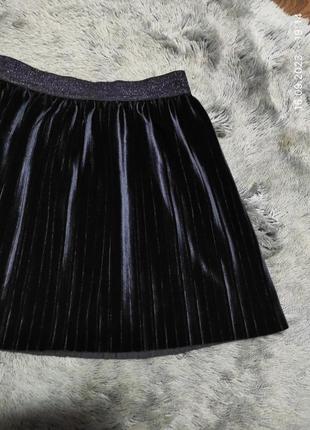 Фирменная,школьная юбочка-плиссе для девочки 6-7 лет2 фото