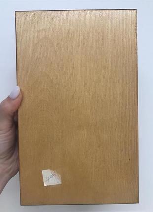 Винтаж винтажная шкатулка декор дерево мерч иван франко