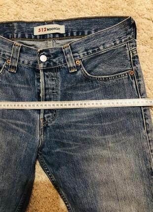 Джинсы, штаны levi’s 512 оригинал бренд размер 33, на m,l5 фото