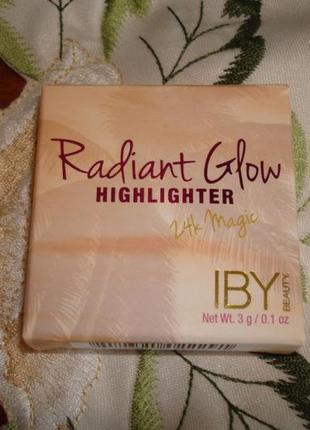 🐞🐞золотистый хайлайтер для лица iby beauty radiant glow highlighter🐞