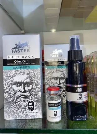 Faster oilex oil hair back масло для роста бороды оилекс оил 100мл2 фото