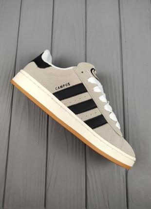 Adidas campus 00s gray black2 фото