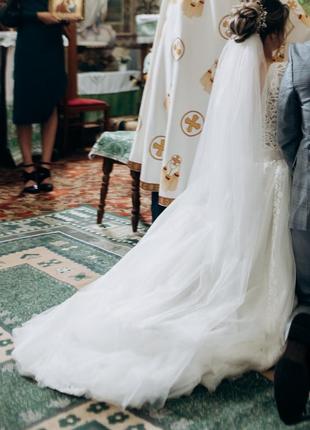Продам весільне плаття в стилі бохо/етно1 фото