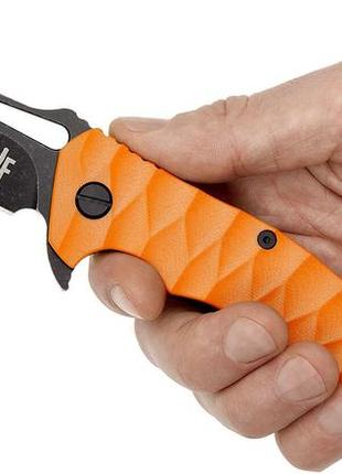 Складной нож с клипсой skif shark ii bsw orange