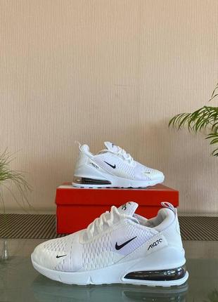 Кроссовки nike air max 270 (белые)