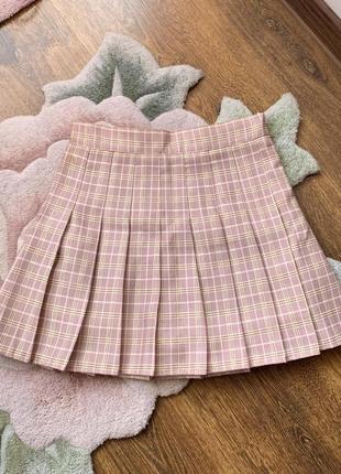 Спідниця-шорти тенісна рожева