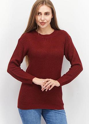 Свитер женский boohoo бордовый,светер жіночий,туніка,туника
