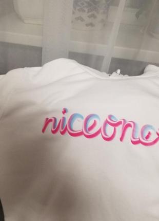 Теплый худи белый новый2 фото