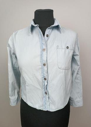 Укороченная джинсовая рубашка soulcal