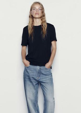 Трендовая футболка zara новая коллекция
