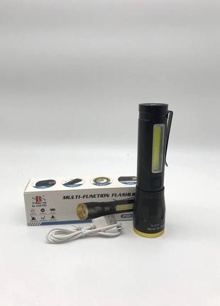 Ліхтар ручний з бічною підсвіткою bl-c65 battery (a-2172)