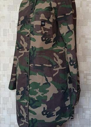 Стильный удлинённый пиджак защитного цвета vans(original)