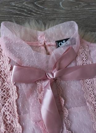 Нежное хрупкое розовое платье6 фото