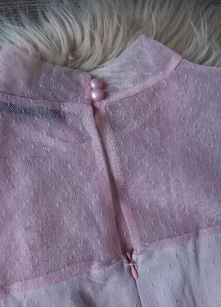 Нежное хрупкое розовое платье8 фото