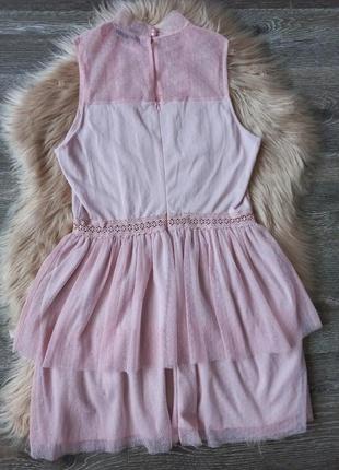 Нежное хрупкое розовое платье9 фото
