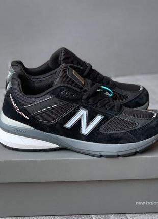 👟 кроссовки new balance 990v5 black / наложка bs👟1 фото