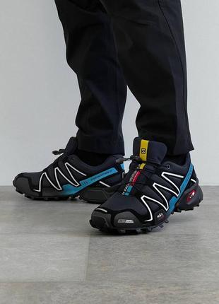 Salomon speedcross 3 dark blue1 фото